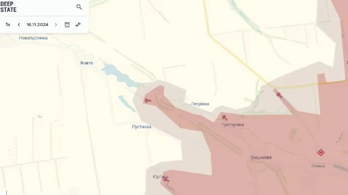 DeepState: Руската армия превзе Григориевка и напредна към още три населени места в Донецка област