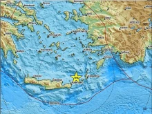 Земетресение с магнитуд от 3,0 по Рихтер е регистрирано на Крит