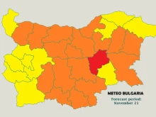 Една област вече е предупредена с най-опасния червен код