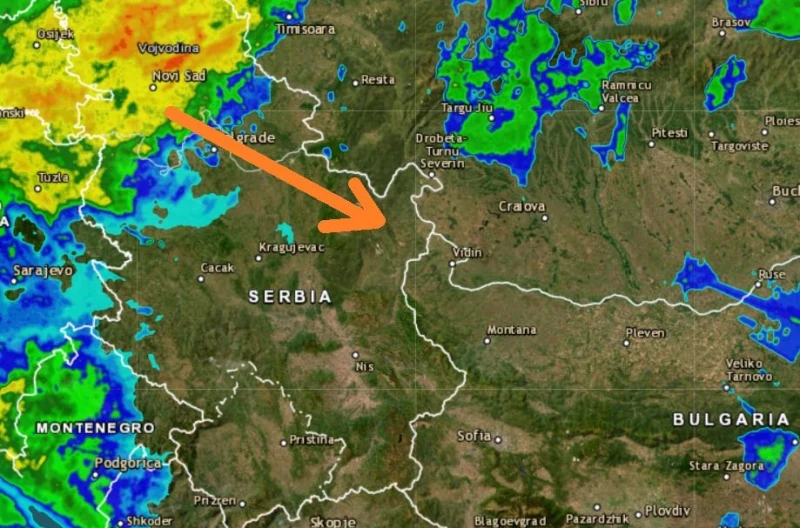 Стана ясно откъде и кога нахлува циклонът