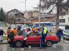 Участници от Детска полицейска академия в Смолян и пътни полицаи с послания за безопасност на пътя