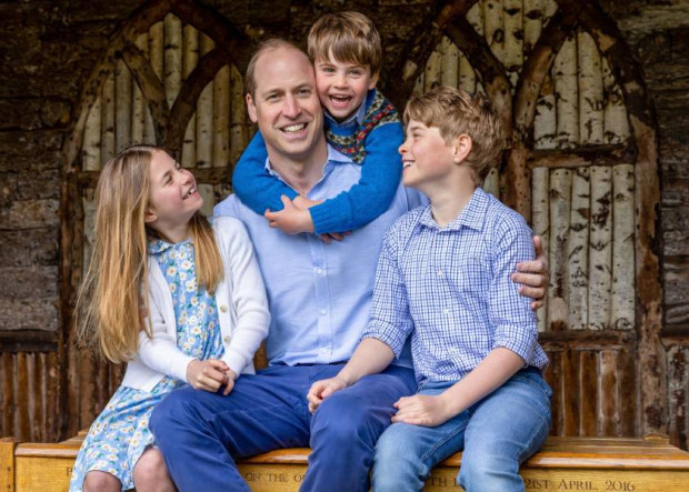 Prince William with emotional tribute to George, Charlotte and Louis