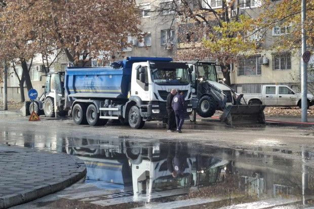 Аварията в Пловдив е заради 80-годишен етернитов водопровод