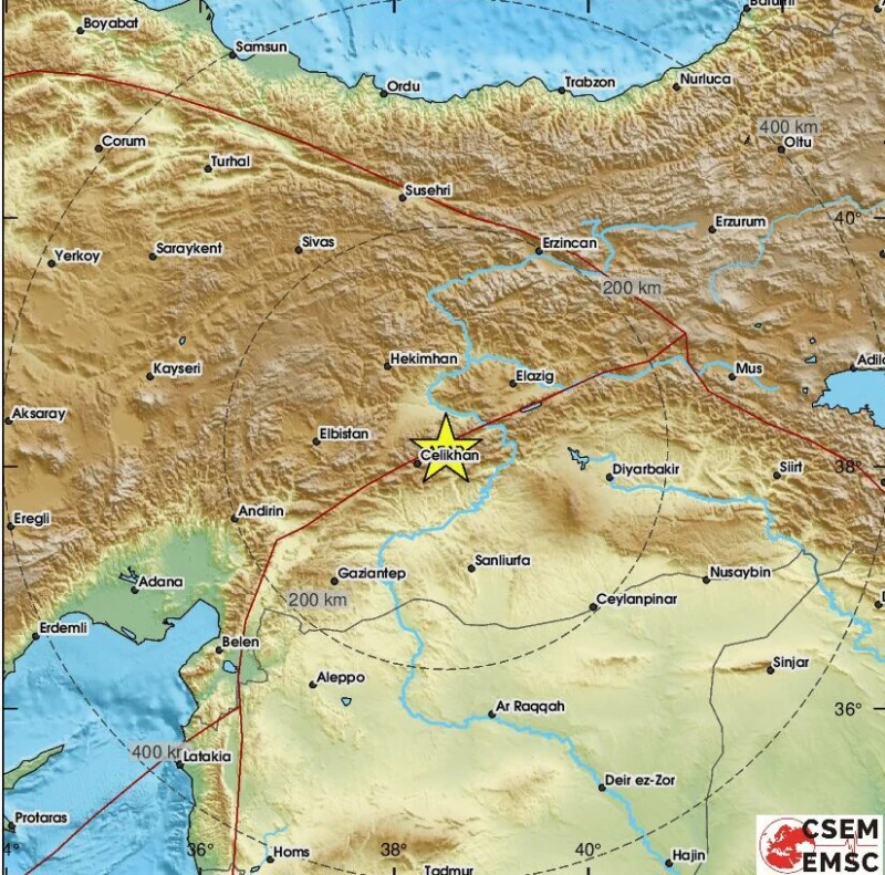 Земетресение с магнитуд 3,3 по Рихтер е отчетено в Източна Турция