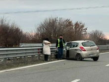 Катастрофа на АМ "Тракия" предизвика огромно задръстване