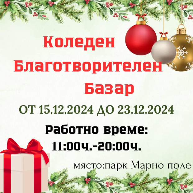 Младежи от Велико Търново канят на Коледен базар, имат си и благородна кауза