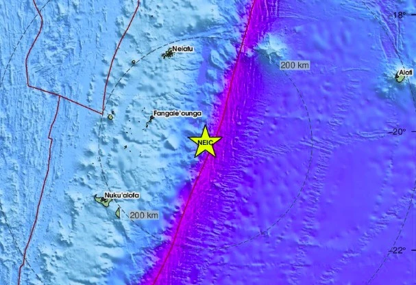 Земетресение с магнитуд 5.6 по Рихтер разтърси островите Тонга