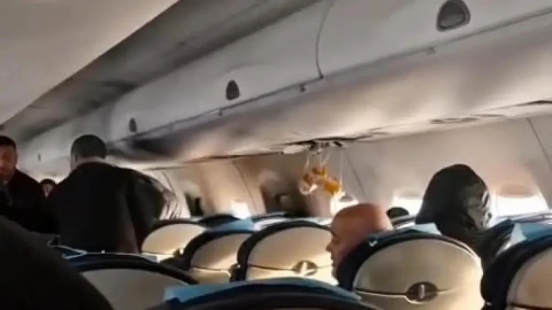 Видео от пътническата кабината на самолета, който се разби
