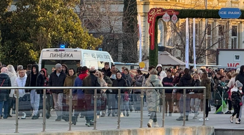 Инцидент на ледената пързалка в Пловдив