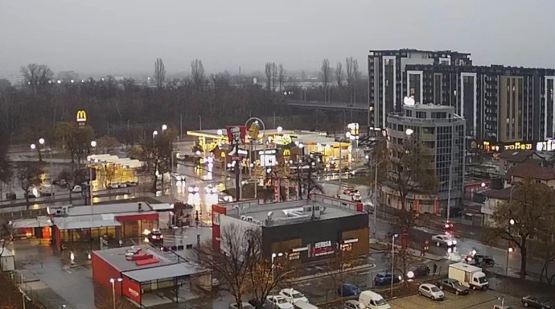 Най-после сняг заваля и в Пловдив