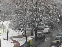 Снегът се завърна в Пловдив