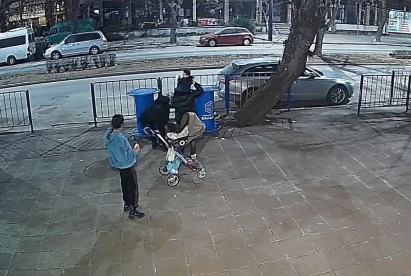 Камера засне най-безумната кражба у нас, дело на семейство с бебе
