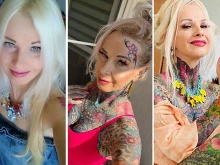 Баба нашари цялото си тяло, заприлича на райската градина