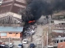 Пожар в източната част на Пловдив!