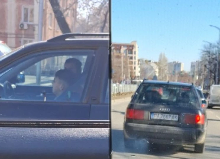 Читател: Малолетен шофьор се движи по улиците в Пловдив