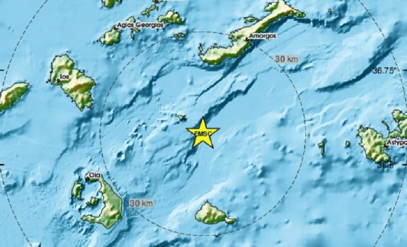 Поредно силно земетресение с магнитуд от 5.0 в района на Додеканезките острови
