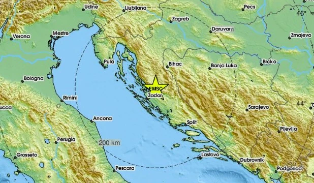 Земетресение от 5,3 по Рихтер разтърси Хърватия