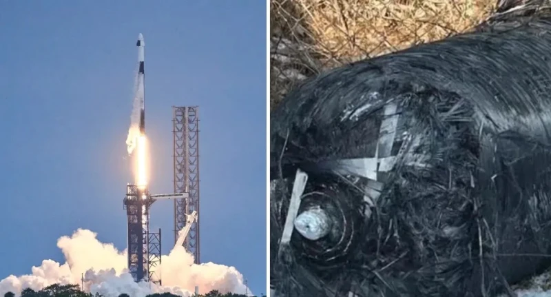 Фрагменти от ракетата на Мъск Falcon 9 са паднали в Полша