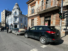 Верижна катастрофа в центъра на Пловдив
