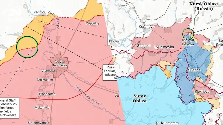 ISW: ВСУ напредват на направление Купянск, а руснаците в Курска област 