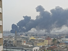 Голям пожар в Бургас