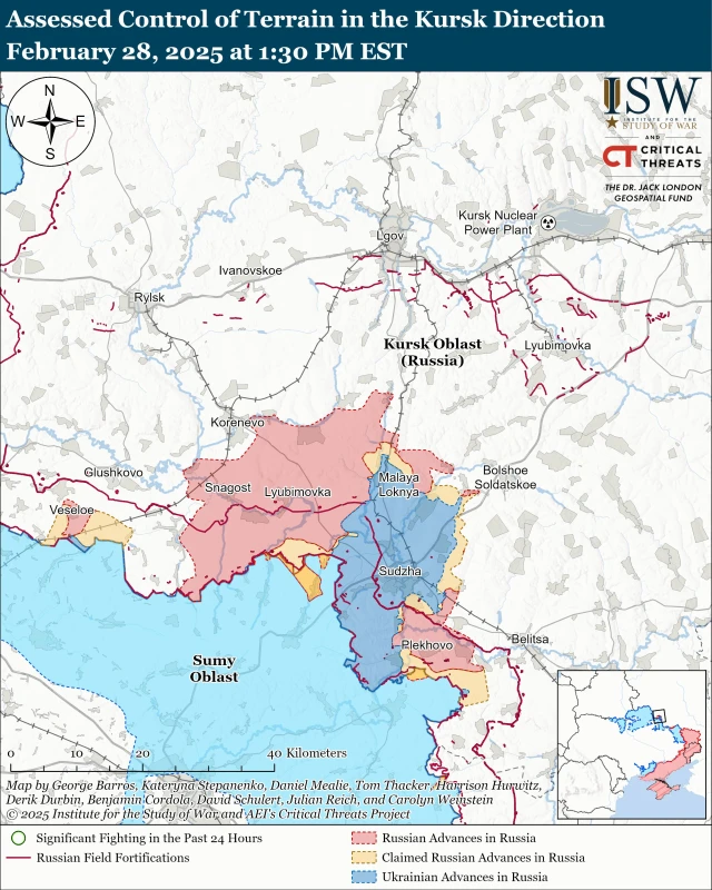 ISW: ВСУ напредват край Торецк и Щербиновка, руснаците настъпват в Запорожка област