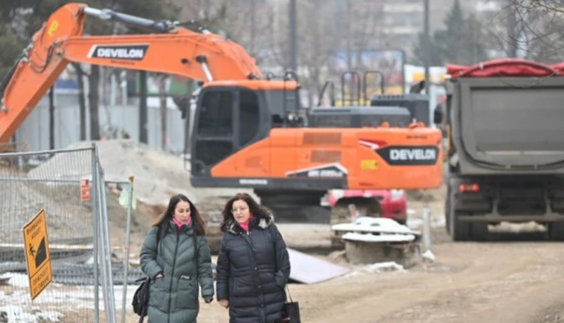 Ремонта на столичната ул. "Опълченска" продължава