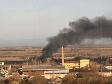 Запалени гуми вдигнаха на крак пожарната в Пловдив