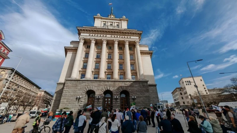 Протест за пълно касиране на изборите в Триъгълника на властта