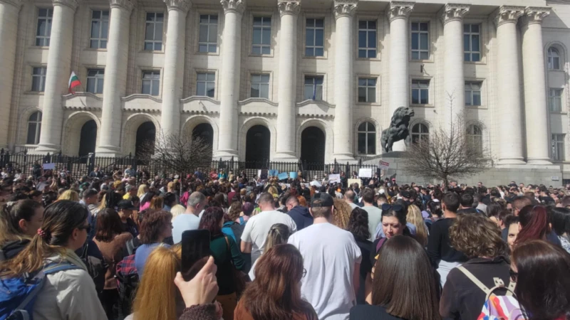 Пред Съдебната палата в София: Протест срещу задържаните за изтезаване и умъртвяване на животни