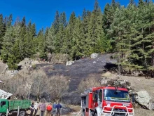 Пожарникари, горски и доброволци локализираха пожар край девинското село Триград