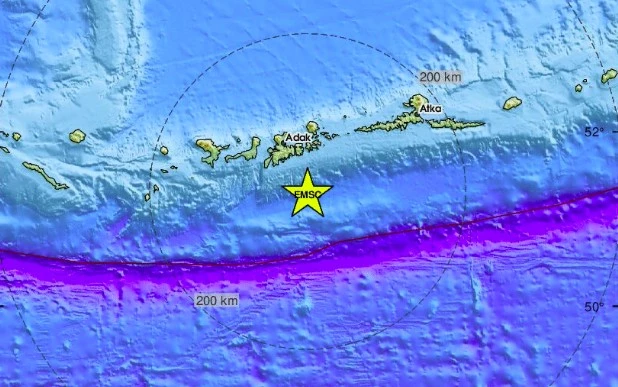 Земетресение от 6,2 по Рихтер удари до бреговете на Аляска