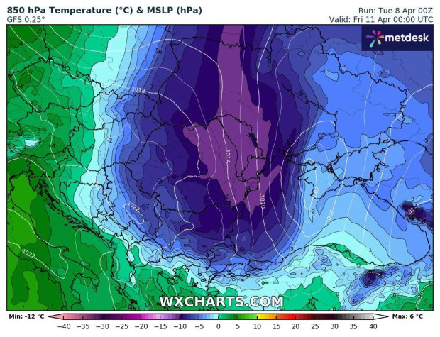 Meteo Bulgaria публикува сериозно предупреждение за Североизточна България От сайта