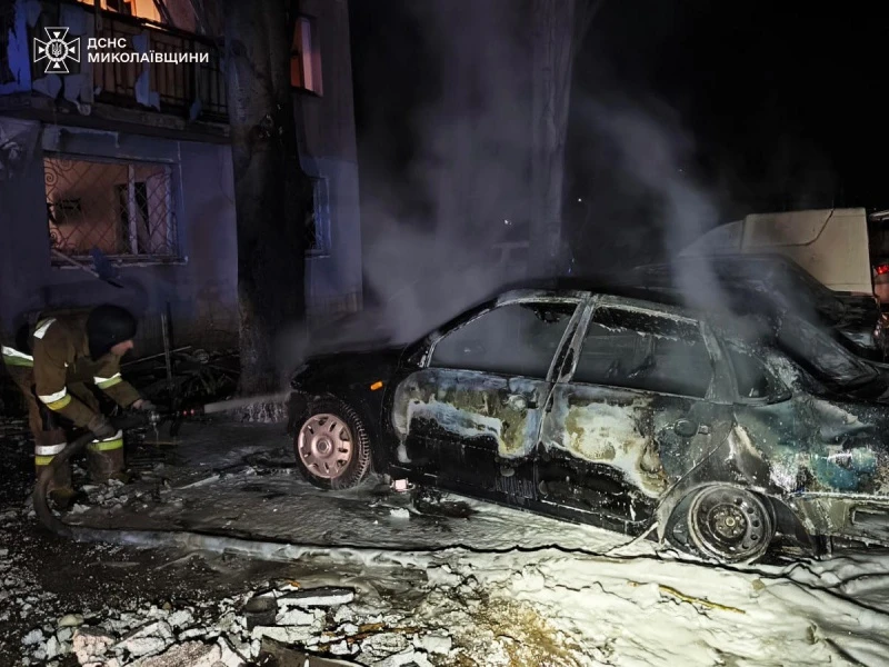 Руска атака над Николаев причини пожари и разрушения, има ранени