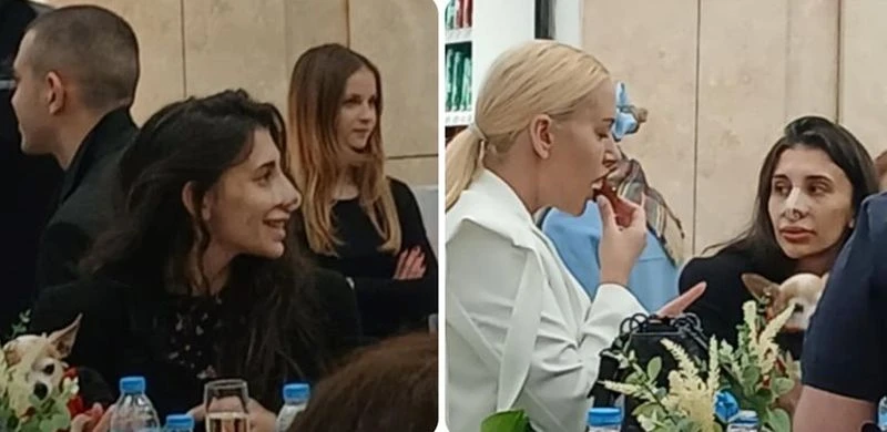 Тя се появи на купон с ремонтиран нос