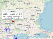 Земетресение в България!