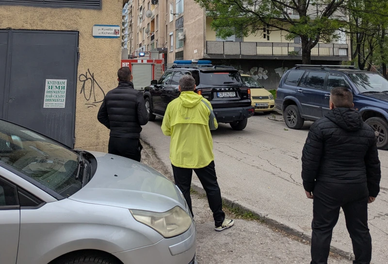Пожар в жилищен блок в Пловдив