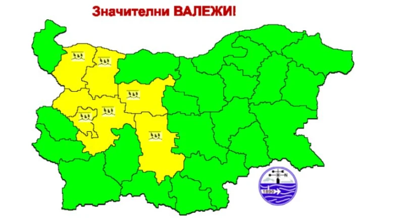 Някои части на България са предупредени за утре