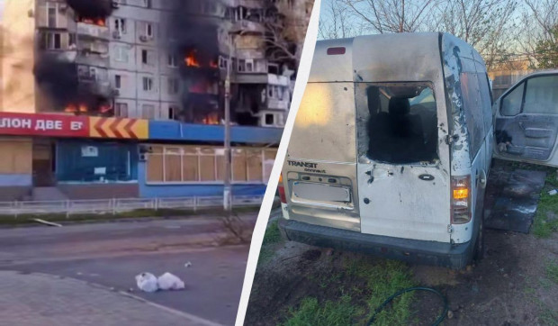Руски дронове атакуваха през нощта Херсон и Херсонска област въпреки