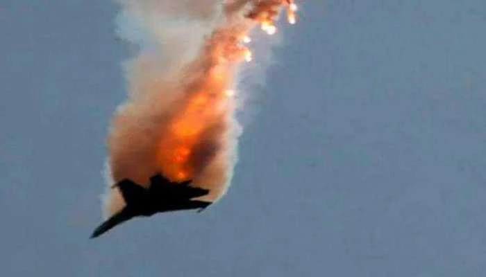Появи се видео от свалянето на украинския Су-27 над бойното поле