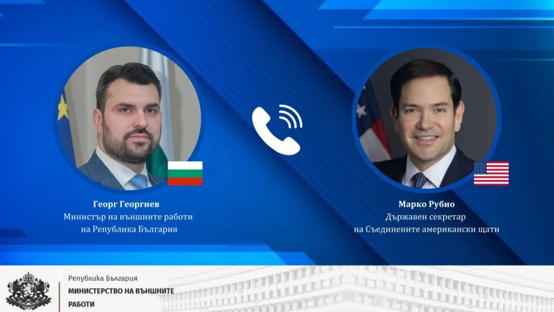 Външният ни министър разговаря с Марко Рубио, обсъдиха задълбочаването на сътрудничеството в отбраната