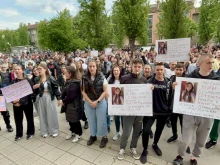 Близки на убитата в Хасково Магдалена излязоха на протест