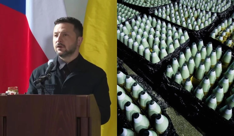 Зеленски: Тази година Украйна може да получи още 1,8 млн. снаряда по чешката инициатива