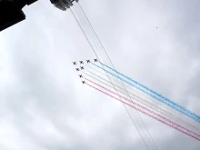 За Деня на победата: Прелитания на самолети и военен парад в Лондон