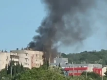 Пожар избухна в жилищен блок в Стара Загора