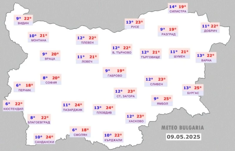 Дъждовете не си отиват, но утре в Пловдив ще е доста топло