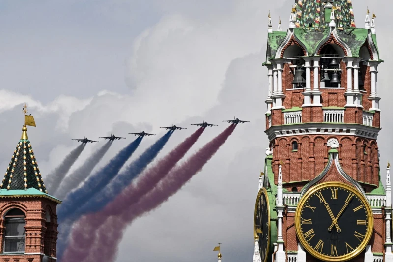 Парадът на победата на Червения площад в Москва