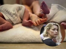 Бившата на Джони Деп посрещна близнаци
