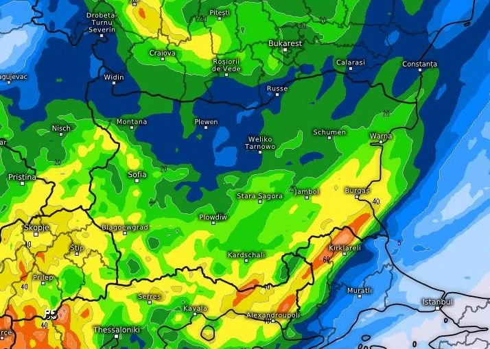 28°днес, идва обаче студен фронт