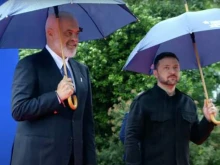 Зеленски пристигна на срещата на върха на Европейската политическа общност в Тирана